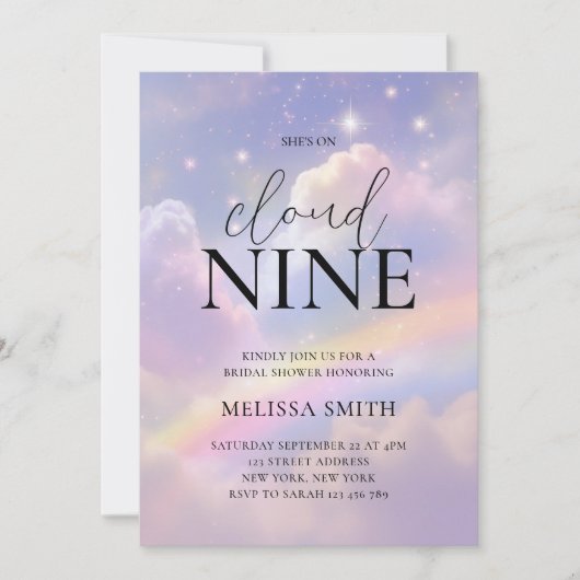 Cloud Nine-Vrijgezellenfeest Kaart (Voorkant)