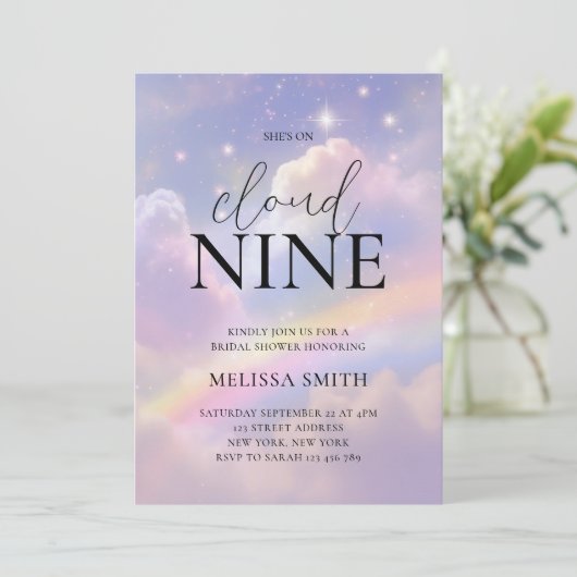 Cloud Nine-Vrijgezellenfeest Kaart (Staand voorkant)