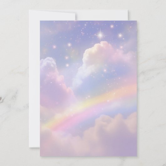 Cloud Nine-Vrijgezellenfeest Kaart (Achterkant)