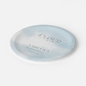 Cloud Nine Vrijgezellenfeest Papier Borden Papieren Bordje (Gekanteld)