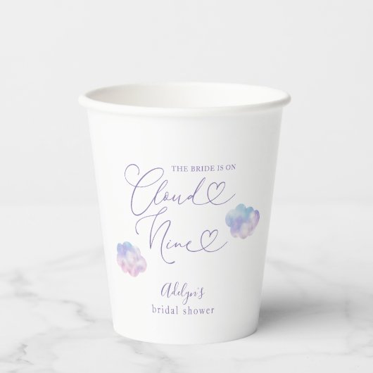 Cloud Nine-Vrijgezellenfeest Papieren Bekers (Voorkant)