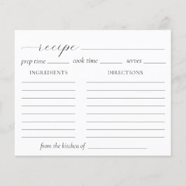 Cloud Nine Vrijgezellenfeest Recept Kaart