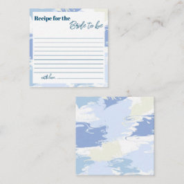 Cloud Nine vrijgezellenfeest voor bruid Informatiekaartje