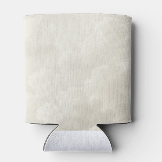 Cloud Nine White Clouds Baby shower Blikjeskoeler (Achterkant)