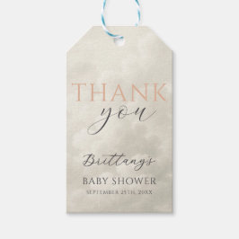 Cloud Nine White Clouds Baby shower Cadeaulabel