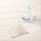 Cloud Nine White Clouds Baby shower Kartonnen Onderzetters (Insitu)