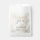 Cloud Nine Witte Wolken Baby Shower Bedankzakje (Voorkant)