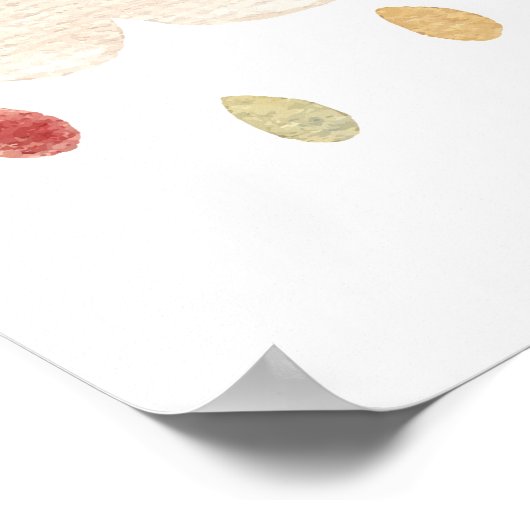 Cloud Nursery Poster Boho kinderkamer decor (Hoek)