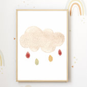 Cloud Nursery Poster Boho kinderkamer decor