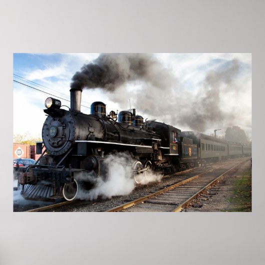 Cloud of Smoke Train Print (Voorkant)