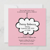 Cloud on a String Uitnodiging (Voorkant)