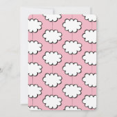 Cloud on a String Uitnodiging (Achterkant)