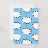 Cloud on a String Uitnodiging (Achterkant)