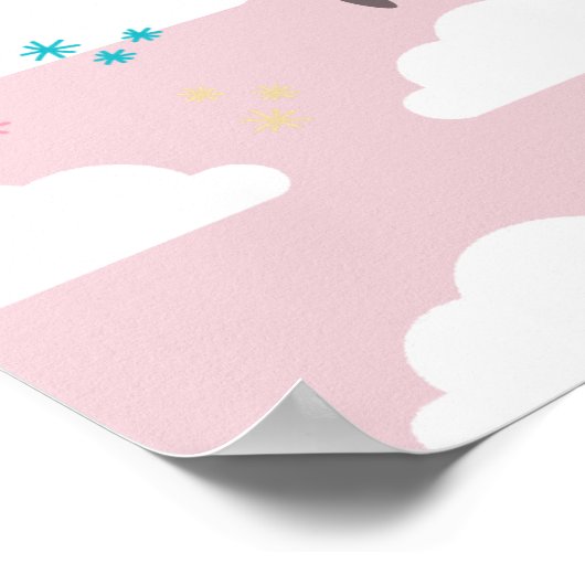 Cloud on Cloud Nine Typography Poster (Hoek)