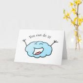 Cloud ondersteunen kaart (Gele Bloem)