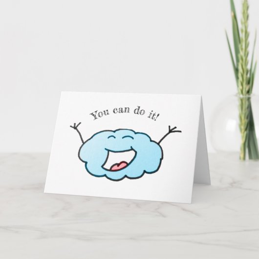 Cloud ondersteunen kaart (Voorkant)