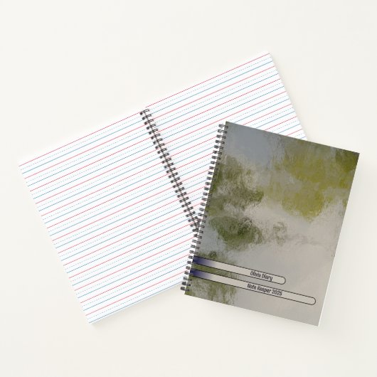 Cloud Over Desert Notitieboek (Binnen)