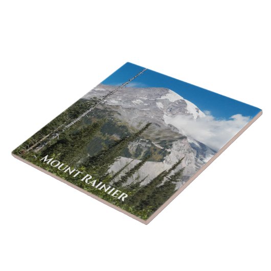 Cloud over Mount Rainier Tegeltje (Zijkant)