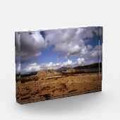 Cloud passeert Blabheinn Isle of Skye Scotland Fotoblokken (Links)