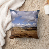 Cloud passeert Blabheinn Isle of Skye Scotland Kussen (Deken)