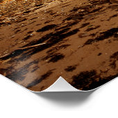 Cloud passeert Blabheinn Isle of Skye Scotland Perfect Poster (Hoek)