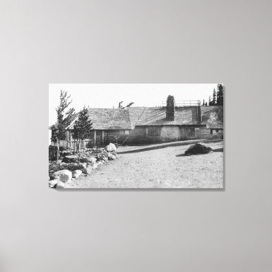 Cloud Pet Inn op Mt. Hood, oregon foto Canvas Afdruk (Voorkant)