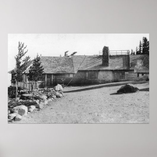 Cloud Pet Inn op Mt. Hood, oregon foto Poster (Voorkant)