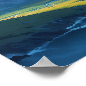 Cloud Pillar - Painterly Natuur Illustratiestijl Poster (Hoek)