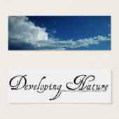 Cloud PO0136-Bladwijzer Mini Visitekaartjes (Voorkant /achterkant)