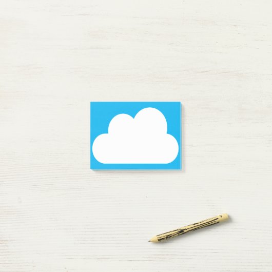 Cloud Post-it® Notes (Op bureau)