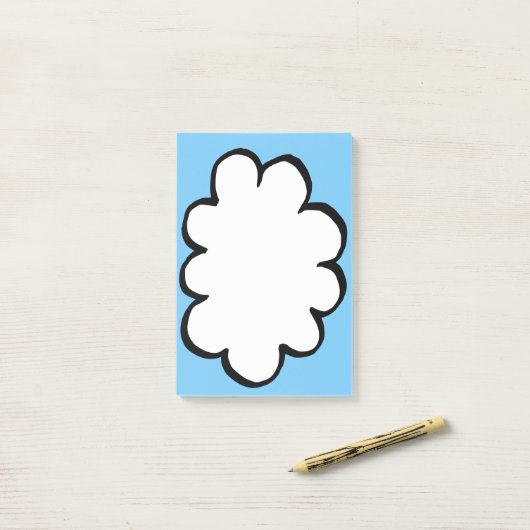 Cloud Post-it® Notes (Op bureau)