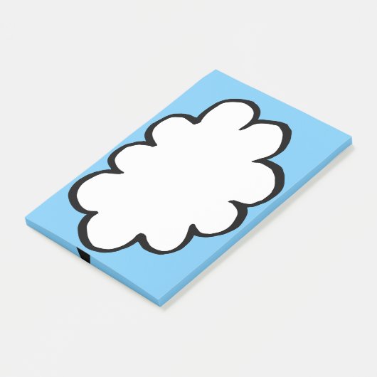 Cloud Post-it® Notes (Schuin)
