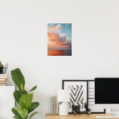 Cloud Print Cloud Poster Sky Print Moody Print Sun (Thuiskantoor)