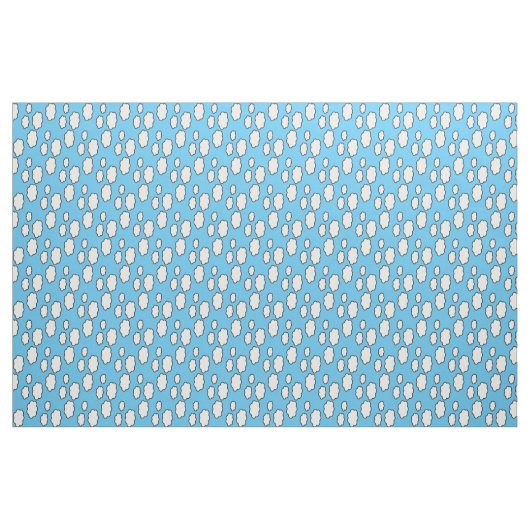 Cloud Print Fabric Stof (Yard (91,4 cm))