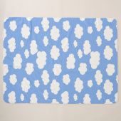 Cloud Print Sherpa Deken (Voorkant (horizontaal))