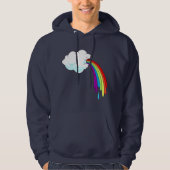 Cloud Puking Rainbow Hoodie (Voorkant)