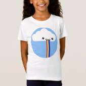 Cloud Puking Rainbow Tee shirt (Voorkant)