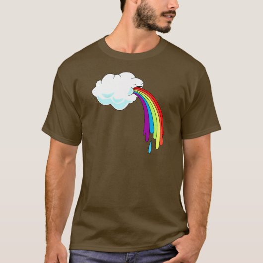 Cloud Puking Rainbows T-shirt (Voorkant)