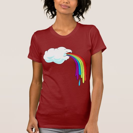Cloud Puking Rainbows T-shirt (Voorkant)