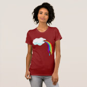 Cloud Puking Rainbows T-shirt (Voorkant volledig)