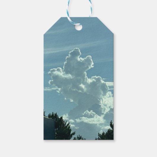 Cloud Puppy Gift Label Cadeaulabel (Voorkant)