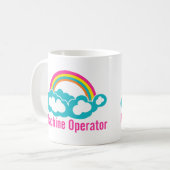 Cloud Rainbow-machinist Koffiemok (Voorkant links)