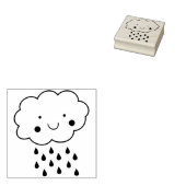 Cloud Rubberstempel (Gestempeld)