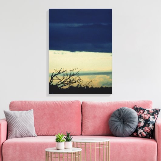 Cloud 'scape Moods Wrapped Canvas (Insitu (Woonkamer))