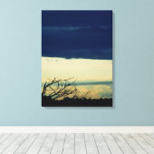 Cloud 'scape Moods Wrapped Canvas (Insitu (Houten vloer))