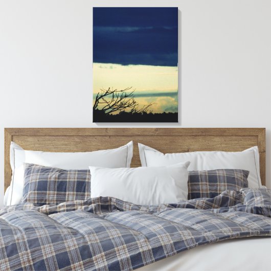 Cloud 'scape Moods Wrapped Canvas Afdruk (Insitu (Slaapkamer))