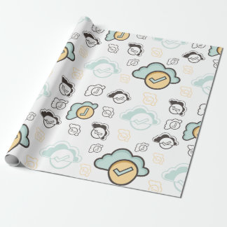 Cloud seamless pattern cadeaupapier