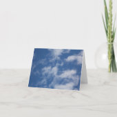 Cloud Shapes Foto Notitiekaartje (Voorkant)