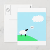 Cloud Sheep Briefkaart (Voorkant / Achterkant)