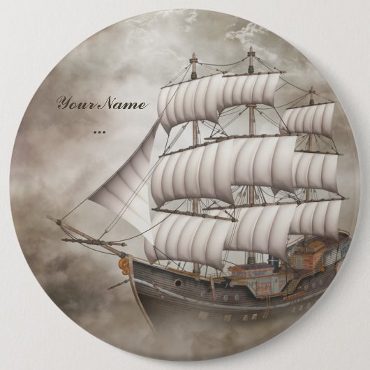 Cloud Ship Button (Voorkant)